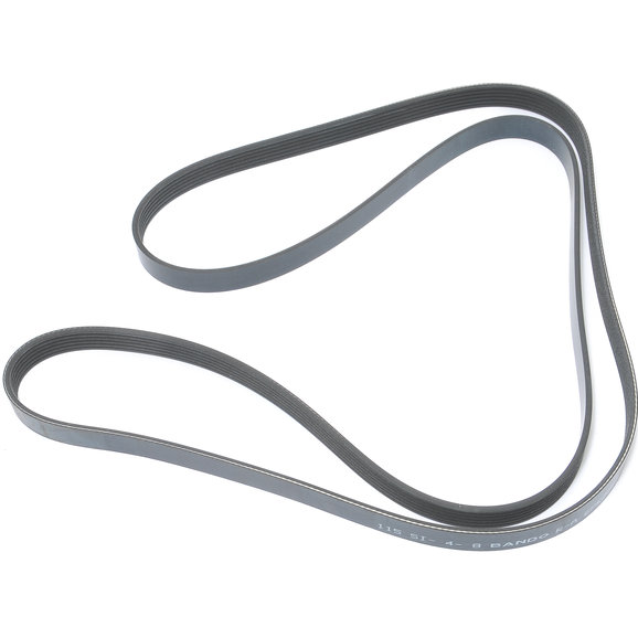 Crown Automotive Serpentine Belt Crown Automotive 4593684AA Serpentine Belt for 07-11 Jeep Wrangler JK with 3.8L without A/C & 09-10 Grand Cherokee WK with 5.7L
