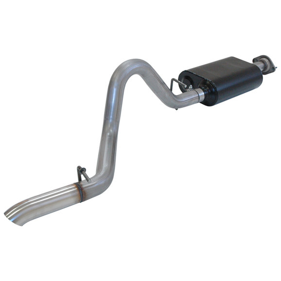 Flowmaster Force II Stainless Steel Catback Kit Flowmaster 817491 Force II Stainless Steel Catback Kit for 00-06 Jeep Wrangler TJ with 4.0L