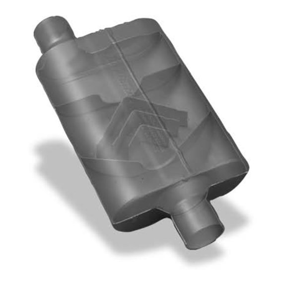 FLOWMASTER DELTA FLOW 40-SERIES  2.50インチ Flowmaster 942040 Flowmaster 40 Series Delta Flow Chambered