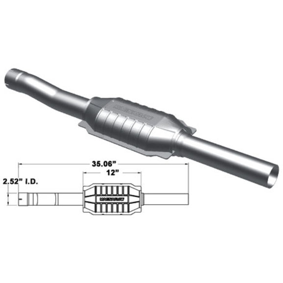 Magnaflow 49 State Direct-Fit Catalytic Converter Magnaflow 23544 49 State Direct-Fit Catalytic Converter for 99-01 Jeep Grand Cherokee WJ with 4.7L