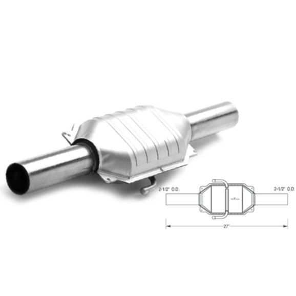 Magnaflow 49 State Direct Fit Catalytic Converter Magnaflow 93470 49 State Direct Fit Catalytic Converter for 79-91 Jeep CJ-5, CJ-7, Cherokee SJ, Wagoneer, Grand Wagoneer & J Series Truck 5.0/5.9L