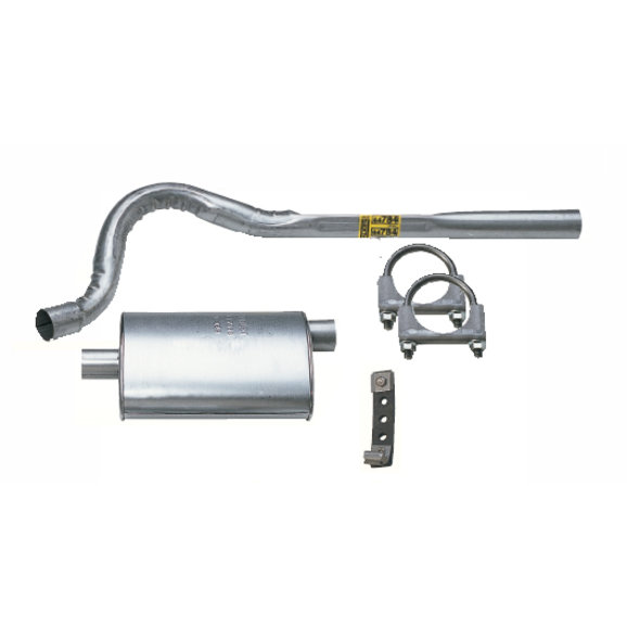 Walker Exhaust Exhaust Kit for 87-90 Jeep Wrangler YJ with  I-4 Engine  | Quadratec