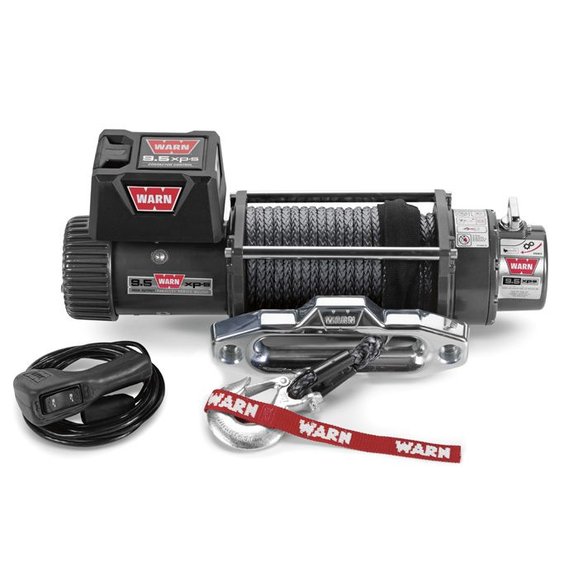 WARN 9.5xp Self-Recovery Winch with 100' Spydura™ Synthetic Rope and Hawse Fairlead WARN 87310 9.5xp Self-Recovery Winch with 100' Spydura™ Synthetic Rope and Hawse Fairlead
