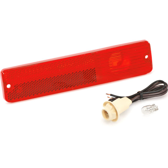 Crown Automotive Rear Red Side Marker Kit Crown Automotive 994021K Rear Red Side Marker Kit for 72-80 Jeep CJ Series