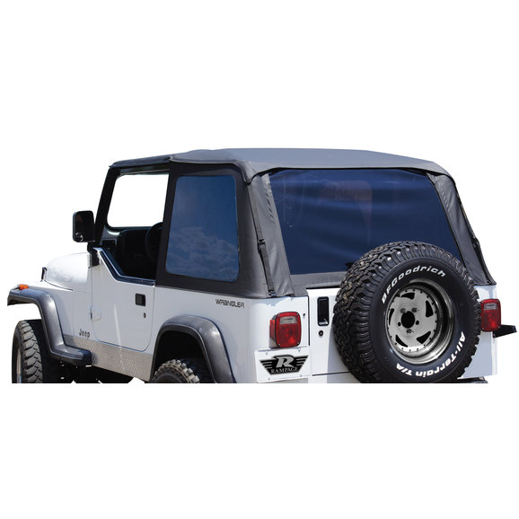 Jeep Sun Top for 1992-1995 Wrangler YJ in Black Denim Parts & Accessories  