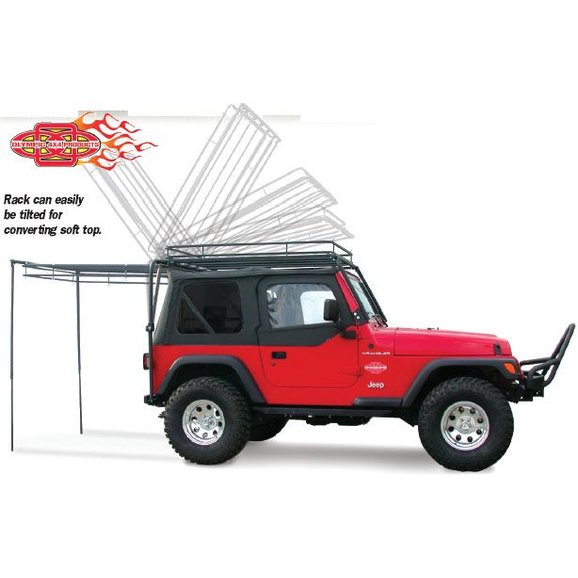 Olympic 4x4 Products Dave's Rack in for 87-95 Jeep Wrangler YJ | Quadratec