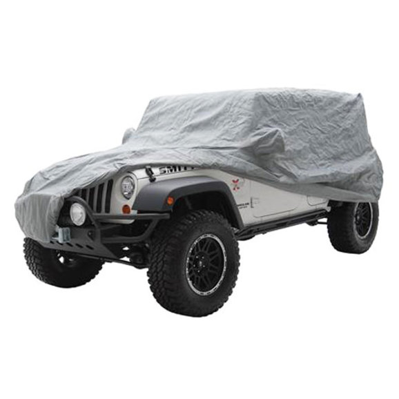 Smittybilt 803 Full Cover in Gray for 76-06 Jeep CJ7, Wrangler YJ & TJ |  Quadratec