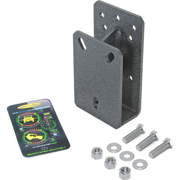 Smittybilt Spare Tire Relocation Bracket Smittybilt 3721 Spare Tire Relocation Bracket for 76-18 Jeep CJ, Wrangler YJ, TJ, & JK