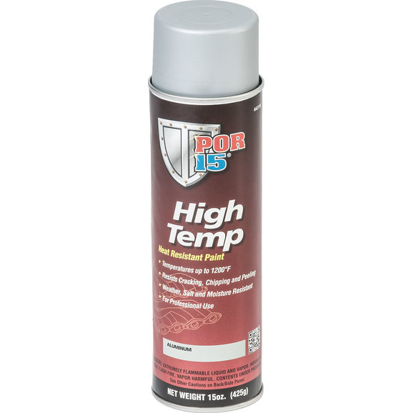 Por-15 High Temperature Coating in Brilliant Aluminum Por-15 44318 High Temperature Coating in Brilliant Aluminum