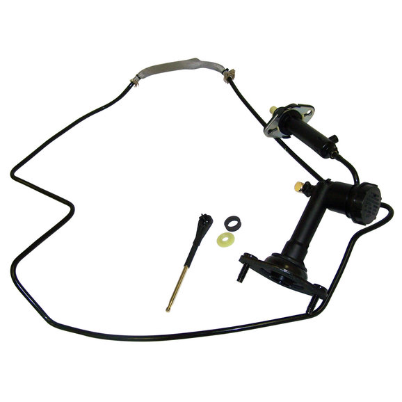 Crown Automotive Clutch Master Cylinder, Clutch Slave Cylinder & Hose Kit Crown Automotive 52107653AB Clutch Master Cylinder, Clutch Slave Cylinder & Hose Kit for 97-99 Jeep Wrangler TJ with 2.5L or 4.0L Engine & Right Hand Drive