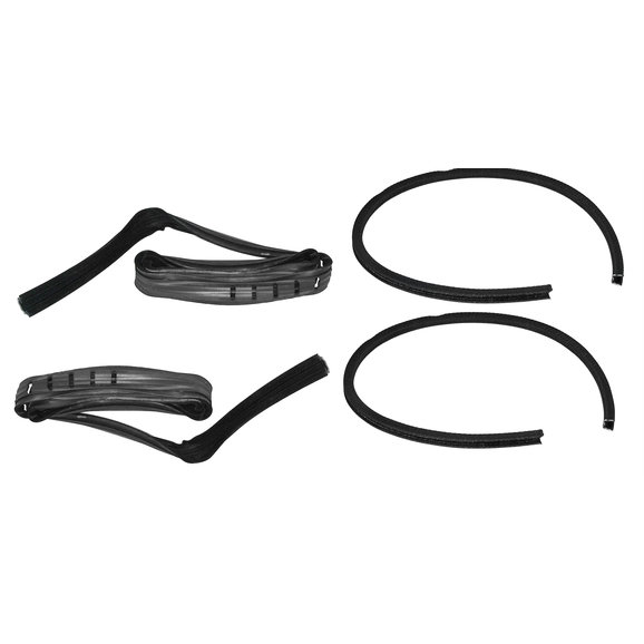 Fairchild Industries Window Channel Kit Fairchild Industries KD1010A Window Channel Kit for 76-95 Jeep CJ-7, Scrambler & Wrangler YJ with Movable Vent