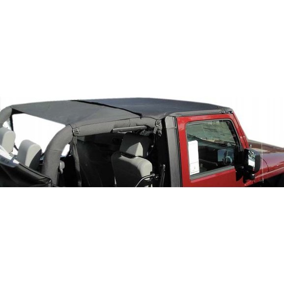 Rampage Products Combo Brief Topper in Black Diamond Rampage Products 94835 Combo Brief Topper in Black Diamond for 10-12 Jeep Wrangler JK 2 Door