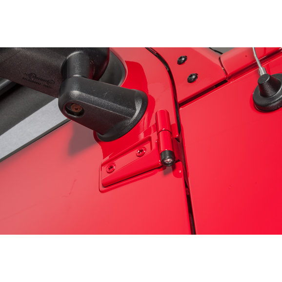 McGard 76057 High Security Door Hinge Locks for 07-18 Jeep Wrangler JK 2 Door | Quadratec