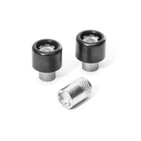 McGard 76057 High Security Door Hinge Locks for 0718 Jeep Wrangler JK