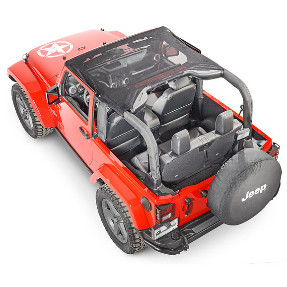 Vertically Driven Products KoolBreez Brief Top Vertically Driven Products  KoolBreez Brief Top for 10-18 Jeep Wrangler JK 2 Door
