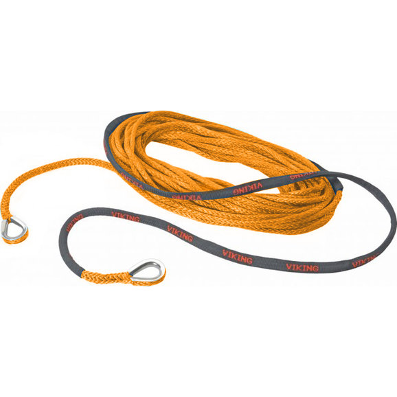 Viking Offroad 3/8" x 50' Long Winch Line Extension with Stainless