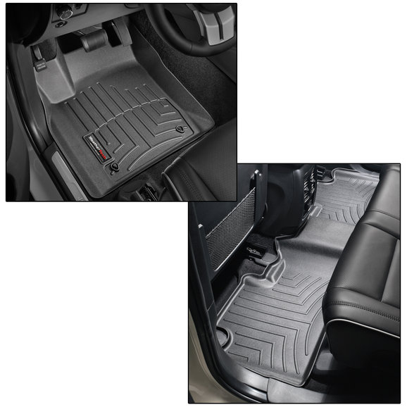 WeatherTech DigitalFit Front & Rear FloorLiner WeatherTech DigitalFit Front & Rear FloorLiner for 02-07 Jeep Liberty KJ