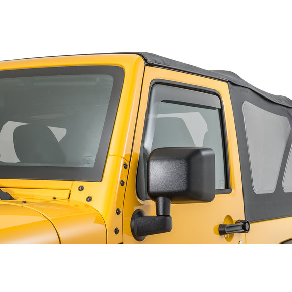 WeatherTech 80443 Front Side Window Deflectors in Dark Smoke for 0718