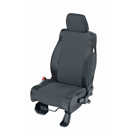 Coverking Front Ballistic Nylon Seat Covers Coverking Front Ballistic Nylon Seat Covers for 11-12 Jeep Wrangler JK 2 Door without Seat Height Adjuster