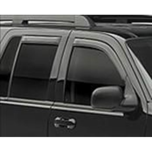 AVS In Channel Ventvisor in Smoke (4 Piece) AVS 194252 In Channel Ventvisor in Smoke (4 Piece) for 11-20 Jeep Grand Cherokee WK2