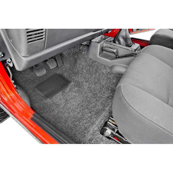 Bedrug Premium Carpeted Front Floor Covering Bedrug Premium Carpeted Front Floor Covering for 97-06 Jeep Wrangler TJ & Unlimited