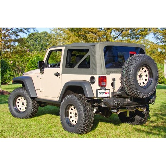 Jeep Wrangler TJ Top, 03-06, Tinted Windows, Upper Doors, Khaki Diamond