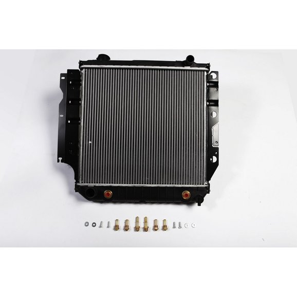 OMIX Radiator OMIX 17101.13 Radiator for 87-06 Jeep Wrangler YJ with 2.5/4.2L, TJ & Unlimited with 2.4/2.5/4.0L & Automatic Transmission