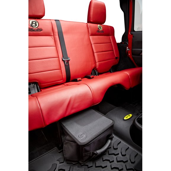 Bestop RoughRider Soft Under Seat Organizer Bestop 54131-35 RoughRider Soft Under Seat Organizer for 07-19 Jeep Wrangler Unlimited JK & JL