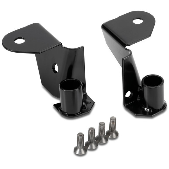 Warrior Products Mirror & Light Combo Brackets Warrior Products 1495 Mirror & Light Combo Brackets for 87-95 Jeep Wrangler YJ