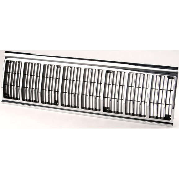 Crown Automotive Grill Panel in Chrome / Black Crown Automotive 55034046 Grill Panel in Chrome / Black for 91-96 Jeep Cherokee XJ