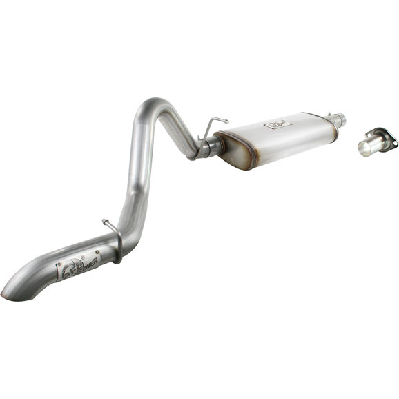 aFe Power MACH Force XP HI-Tuck 2.5" Exhaust System aFe Power 49-46223 MACH Force XP HI-Tuck 2.5" Exhaust System for 97-06 Jeep Wrangler TJ with 4.0L