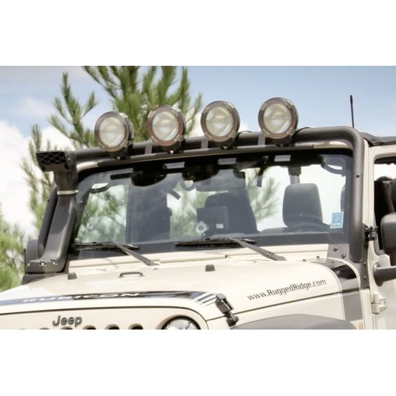 Rugged Ridge Light Bar Lowering Kit Rugged Ridge 11232.22 Light Bar Lowering Kit for 07-18 Jeep Wrangler JK