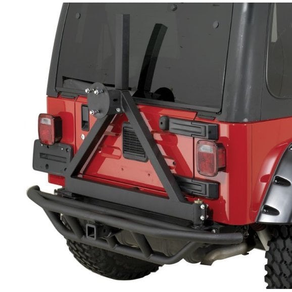 Quadratec QRC Rear Bumper with Tire Carrier Quadratec QRC Rear Bumper with Tire Carrier for 87-06 Jeep Wrangler YJ, TJ & Unlimited