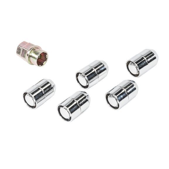 Rugged Ridge 5 Piece Wheel Lock Set 1/2"x20 Thread Rugged Ridge 5 Piece Wheel Lock Set 1/2"x20 Thread