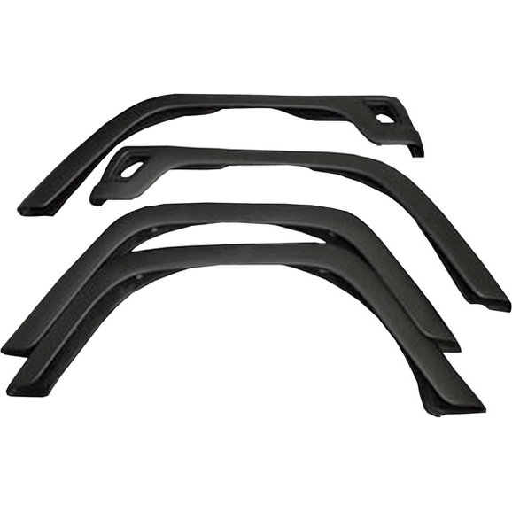 OMIX 4-Piece Fender Flare Kit OMIX 11603.02 4-Piece Fender Flare Kit for 97-06 Jeep Wrangler TJ & Unlimited