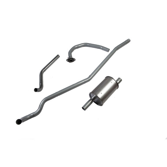 OMIX Exhaust System OMIX 17606.11 Exhaust System for 46-71 Jeep CJ Vehicles with 4-Cylinder Engine