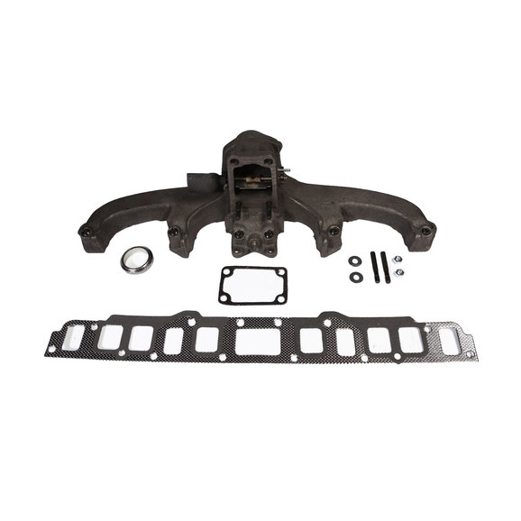 OMIX Exhaust Manifold Kit OMIX 17622.05 Exhaust Manifold Kit for 72-80 Jeep Vehicles with 3.8/4.2L Engine