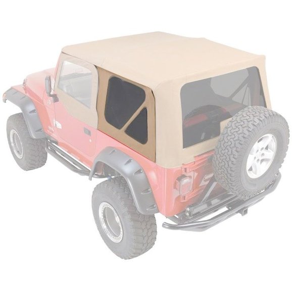 Rampage Products Replacement Driver Side Tinted Window Rampage Products Replacement Driver Side Tinted Window for 97-06 Jeep Wrangler TJ Rampage Complete or Rampage Replacement Soft Tops ONLY