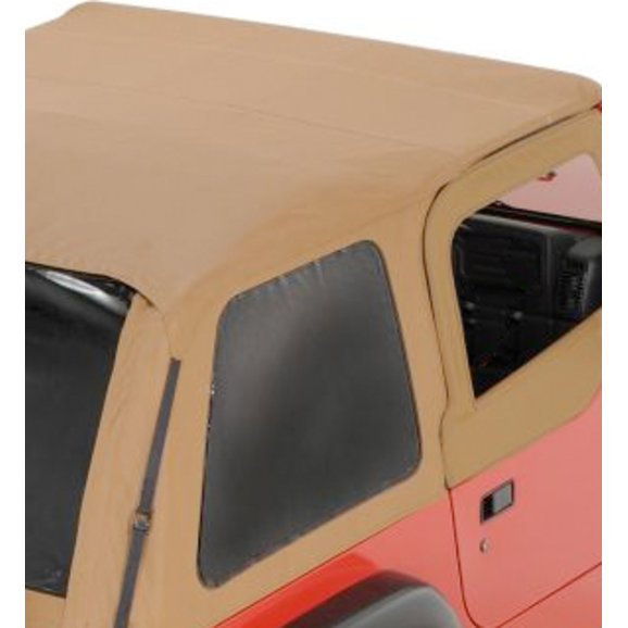 Rampage Products Frameless Trail Top Replacement Passenger Side Tinted Window in Spice Rampage Products 1095171623 Frameless Trail Top Replacement Passenger Side Tinted Window in Spice for 97-06 Jeep Wrangler TJ with Rampage Frameless Trail Top ONLY
