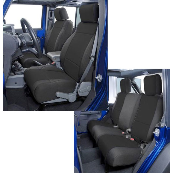 Coverking Front Seat Covers With Rear Cover For 13 18 Jeep Wrangler Coverking Front Seat Covers With Rear Cover For 13 18 Jeep Wrangler Jk 2 Door Height Adjuster Quadratec