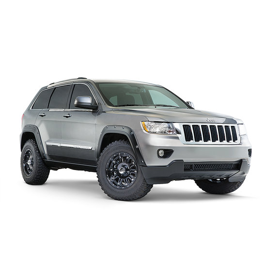 Bushwacker Pocket Style Fender Flare Kit Bushwacker 10927-02 Pocket Style Fender Flare Kit for 11-16 Jeep Grand Cherokee WK2