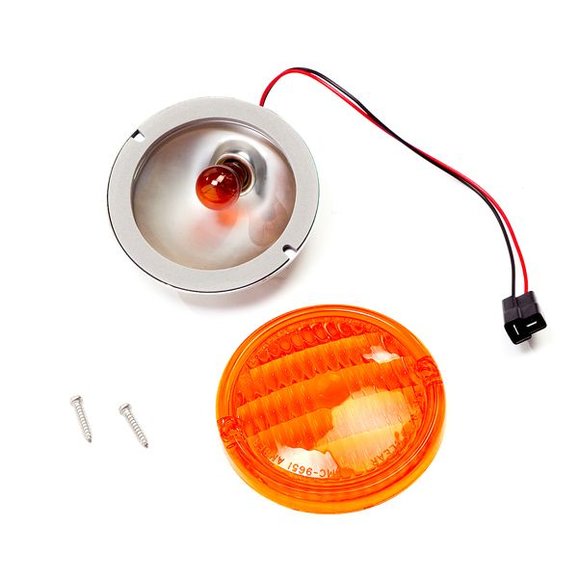 OMIX Amber Parking Lamp Assembly OMIX 12405.07 Amber Parking Lamp Assembly for 76-86 Jeep CJ Series