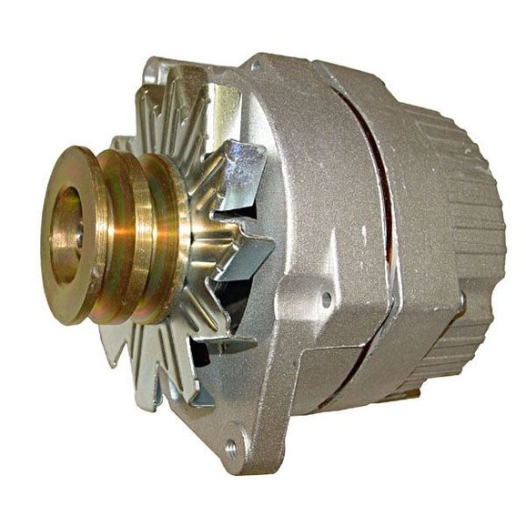 OMIX 63 Amp Alternator OMIX 17225.02 63 Amp Alternator for 80-91 Jeep CJ Series, Wrangler YJ, Cherokee XJ, SJ & J Series