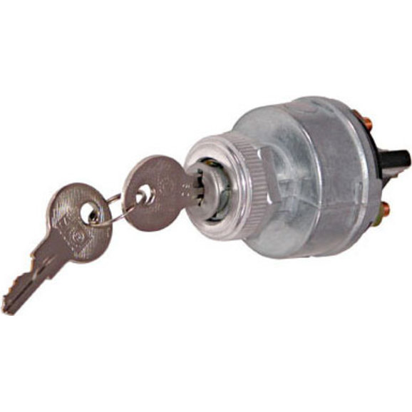 OMIX OE Ignition Lock OMIX 17250.01 OE Ignition Lock for 45-71 Jeep Vehicles with All-Thread Terminals