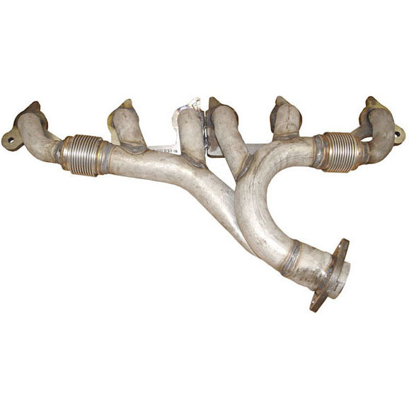 OMIX  Exhaust Manifold for 91-99 Jeep Wrangler YJ & TJ; 91-99  Cherokee XJ and 93-98 Grand Cherokee ZJ with  | Quadratec