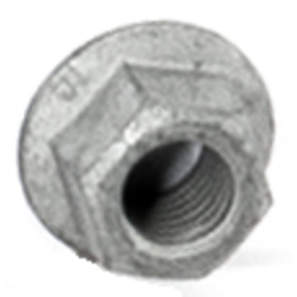 Mopar Hex Flange Locking Nut Mopar 6104719AA Hex Flange Locking Nut for 07-22 Jeep Wrangler JL, JK & Gladiator JT