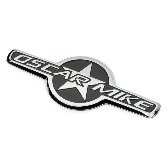 Mopar "Oscar Mike" Badge Mopar 68093911AB "Oscar Mike" Badge for Jeep Vehicles