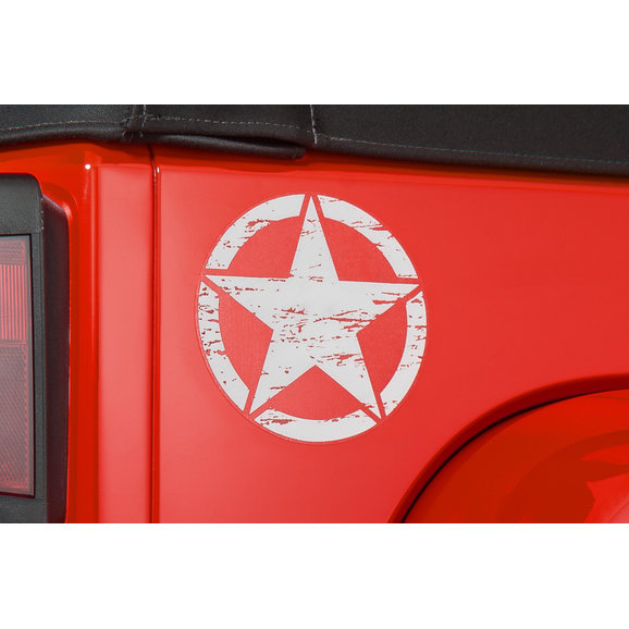 Mopar "Star" Rear Quarter Decal Mopar "Star" Rear Quarter Decal for Jeep Vehicles