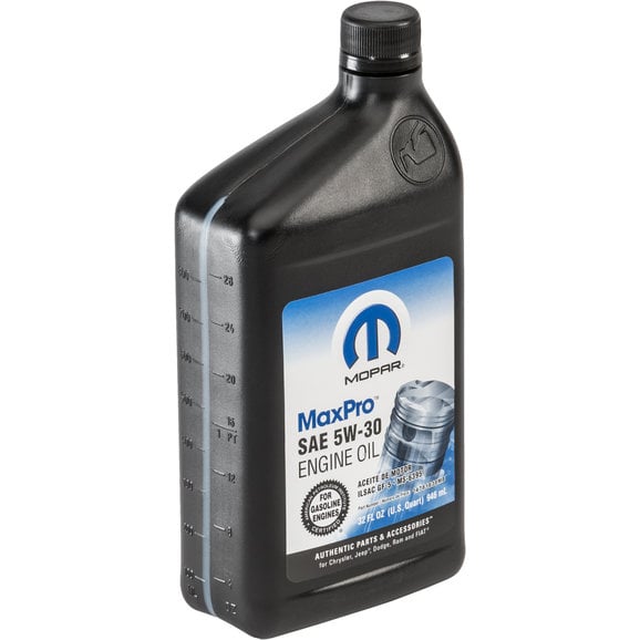 Mopar 5W30 Engine Oil Quart Mopar 68218920AA 5W30 Engine Oil Quart for Jeep Vehicles