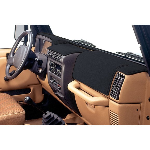 Descubrir 61+ imagen jeep wrangler dash cover